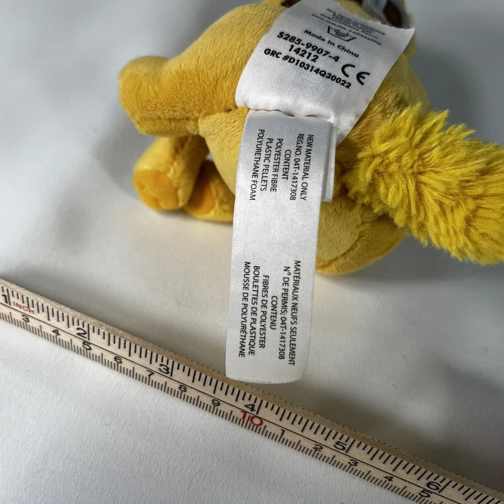 Disney Store Pixar Up Dug The Dog Mini Bean Bag Plush 7 in Vintage